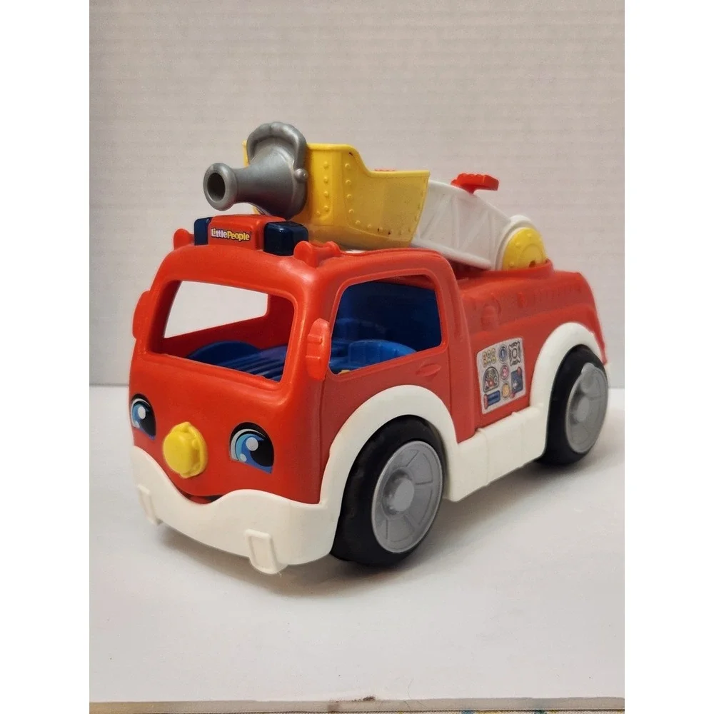 Fisher Price Little People Lift 'n Lower Fire Truck Engine Sounds 2014 Tested